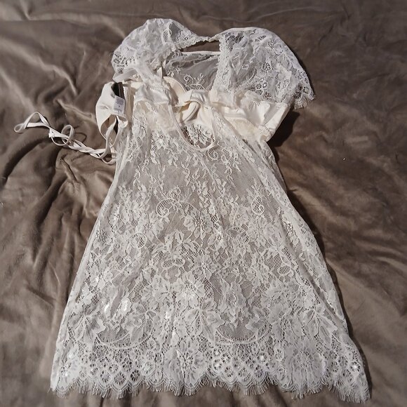 Frederick's of Hollywood Women's Ophelia Delicate Lace Chemise and G Str… - Picture 6 of 8